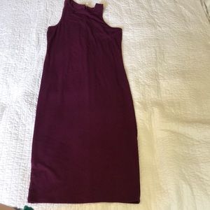 Deep purple midi Dress